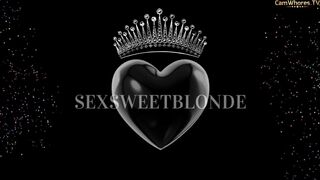 SexSweetBlonde Caught Masturbating at the Elevator
