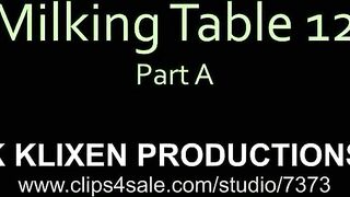 klixen Milking table K milking 12 Daniela Hansoon Sasha Rose