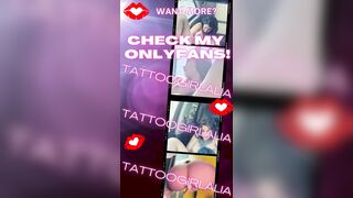 TattooGirlAlia Busted in the Act at the Gym