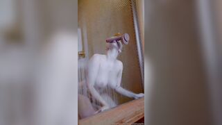 Skye Blue - Blonde Masturbates While Showering