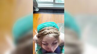 paleseafoam-Elf Girl Gives Amazing Head