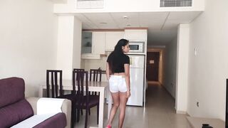 Naughty Pocahontas - I Like To Enjoy While I Put The Dildo In My Pussy Public
