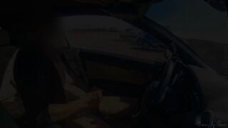 Gentlyperv FACE REVEAL of the two girls dick flash exhibitionism in car