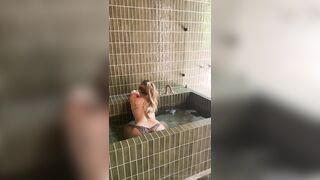 Caroline Zalog Bath & BJ RolePlay