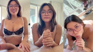 Babyjey Glasses Blowjob Sextape