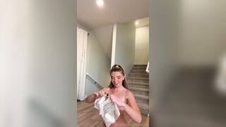 Brie Belle aka Bougie_BB - Lingerie Try-On Haul + Squirt (Maxing Out Daddy's Credit C