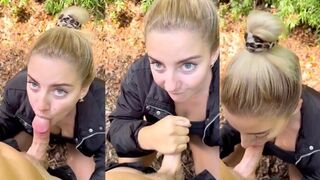 Sharna Beckman POV Outdoor Blowjob