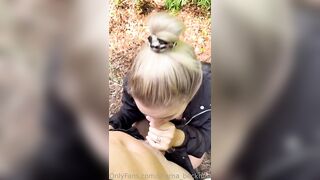 Sharna Beckman POV Outdoor Blowjob
