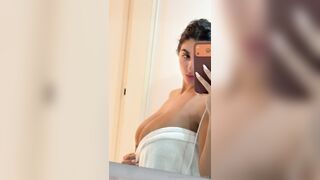 ika dauria | bufalika tits mirror tease onlyfans