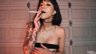 sloansmoans taboo smoking hot goth