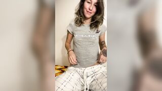 Sarah Fair ride a dildo
