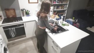 WTD blonde PAWG PoV kitchen bg fuck