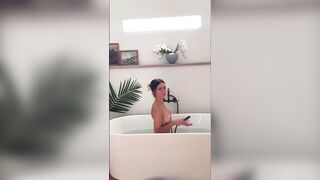 Rachel Cook naked in the bath