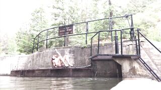 Freckledred - Public Masturbation By A River