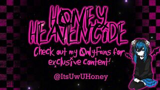 Honey Heavencide Emo Puppy Girl goes Feral with Knot Toy!