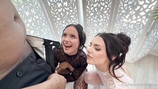 Iris Leon, Bratty Maddie Wren - Hot Threesome With Dredd's BBC
