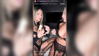 Lyna Perez and Leila Live Scene