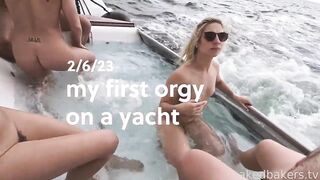 Naked Bakers Yacht Orgy
