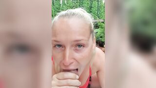 Kathia nobili blowjob and swallow